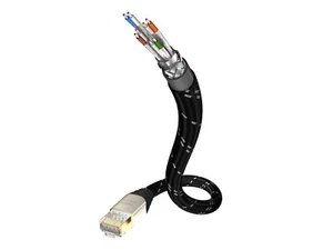 5,00m Inakustik Exzellenz CAT6 Câble Réseau RJ45 <> RJ45 ; Sf-Utp 5,0m - Picture 1 of 2