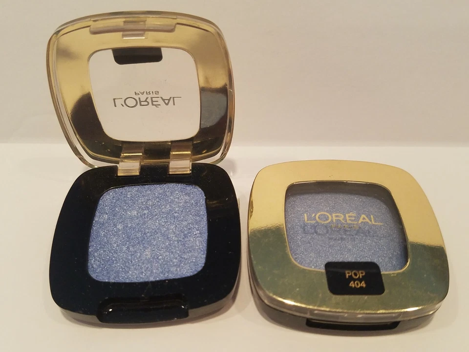L'Oreal- Lot Of 2 - Color Riche Gel-Infused Eyeshadow - #404 Blue Jean - Scratch - Image 1 of 1