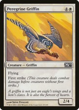 1x FOIL Peregrine Griffin M12 No029 MTG Magic 2012 English NM/UNPLAY C card x1