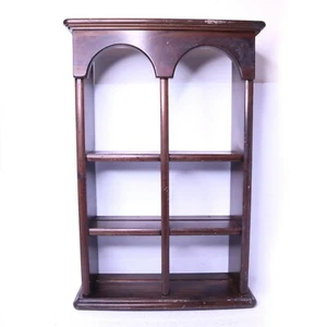 ETHAN ALLEN Antiqued Pine Old Tavern 16" Tiered Accent Wall Shelf 12-3587 - Picture 1 of 12
