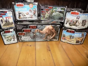 Star Wars Rancor ISP-6 AST-5 Tauntaun Wampa Landspeeder R2D2 scatola da 12 pollici - Foto 1 di 101