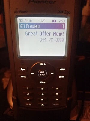 Pioneer AirWare XM2go Gray Portable XM REPLACEMENT Satellite Radio ONLY Great Co - Image 1 of 4