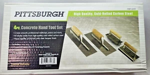 Concrete Cement Hand Trowel Finishing Tool 4 Piece Set - Picture 1 of 4