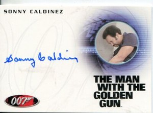 James Bond 50th Anniversary Series 1 Autograph Card A184 Sonny Caldinez