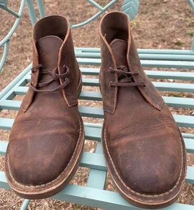 Clarks Original Collection braune Leder Schnürstiefeletten Größe 11 Medium - Bild 1 von 6