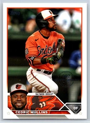 2023 Topps Cedric Mullins 582 Montgomery Club Parallel Baltimore Orioles #317 - Image 1 of 2