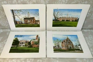 4 Watercolors of Significant Buildings in Delaware by Davis Gray - Picture 1 of 12