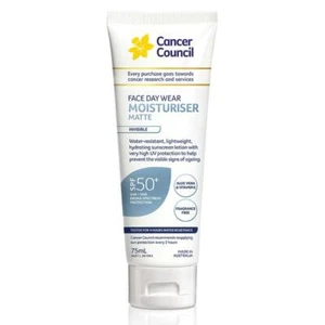 Cancer Council LSF 50+ Tagesbekleidung Gesicht matt unsichtbar 4 Stunden wasserdicht 75ml Tu - Bild 1 von 1