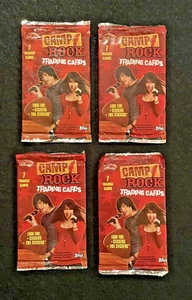 4 Unopened Packs -Camp Rock Trading Cards 2008 - Jonas Brother/Demi Lovato - Picture 1 of 1