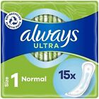 Always - Always Ultra Normal (Größe 1) Damenbinden - 15 Stück