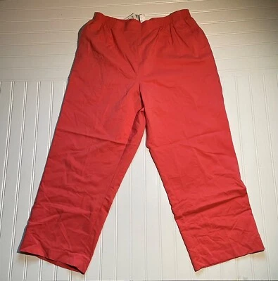 Pantalones elásticos Alfred Dunner mango talla 18W NUEVO estilo 48800 bolsillos delanteros Foto 1 de 4