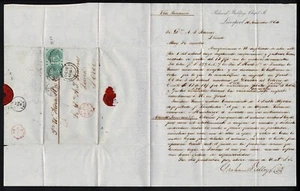 GROSSBRITANNIEN LONDON ODER LIVERPOOL NACH PERU 1858/1864 - Bild 1 von 7