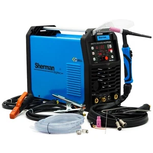 Saldatrice Sherman™ TIG impulso 200 amp AC/DC saldatore alluminio saldatura a freddo - Foto 1 di 7