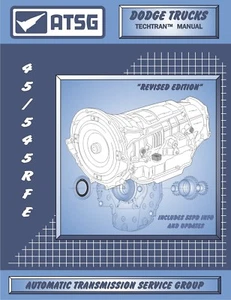 Libro de revisión de servicio de transmisión manual de reconstrucción 45RFE ATSG 545RFE Dodge Trucks - Imagen 1 de 1