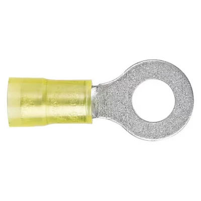 Panduit Pn10-8R-L Ring Terminal, #8 Stud Size, 10 Awg, 600 V, Nylon Insulated, - Image 1 of 2