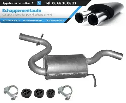 VW Golf V/VI 1.4 TSi (2007–2013) Break silencieux central échappement 1K0253209C - Photo 1/1