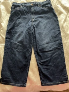 Jeans capri recortados efecto adelgazante Gloria Vanderbilt Amanda talla 14 - Imagen 1 de 5