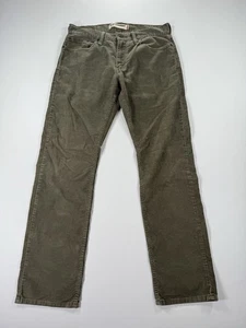 LEVI’S 514 SLIM STRAIGHT CORD Jeans - W33 L32 - Grey - Great Condition - Men’s - Picture 1 of 6