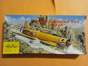 Heller 1:72 North American T-6G Texan Model Kit No 079 Open Box VTG Made France - Picture 1 of 8