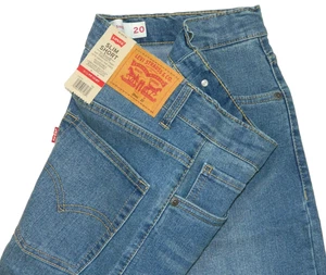 Boy's Levi's Shorts SLIM Premium Stretch Denim Blue Tag 20 Reg measured Size 30 - Picture 1 of 4