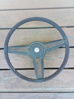 1978 1979 1980 1981 1982-1987 PONTIAC GRAND PRIX,  LEMANS STEERING WHEEL MAROON - Image 1 of 3