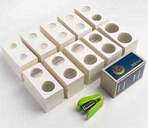 Coin Flips 10 Assorted Sizes 1000Pcs Coin Holders for Colletors The Coin Coll... - Picture 1 of 7