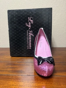 Leg Avenue Rosa Glitzer High Heels Größe 6 - Bild 1 von 6
