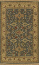 4x10 Runner Surya Hand Knotted Blue Persien 51 Area Rug - Approx 4' x 10'