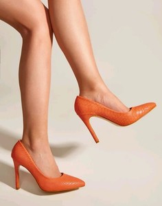 cheap orange heels