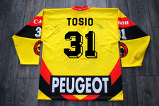 SC BERN SWITZERLAND RENATO TOSIO MATCH WORN SHIRT JERSEY 1998 VINTAGE SIGNEDS