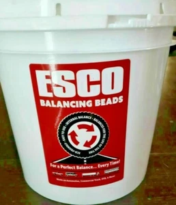 Esco Balancing Beads 20466C Reusable Tire weight balance 17.6 pound Bulk Bucket - Picture 1 of 1