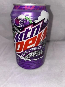 Mountain Dew ""Purple Thunder"" leere Limonadendose (Gebraucht) - Bild 1 von 4