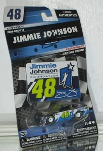 2018 NASCAR AUTHENTICS JIMMIE JOHNSON #48 FOUNDATION AUTOGRAPHED 1/64 CAR WAVE12 - Picture 1 of 5