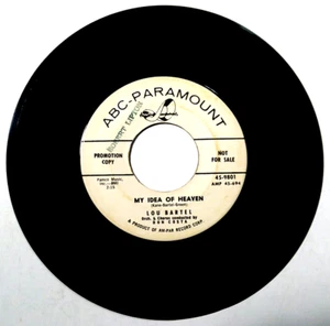 LOU BARTEL - Natural Natural Baby / My Idea of Heaven - 45rpm ABC 45-9801 PROMO - Imagen 1 de 4