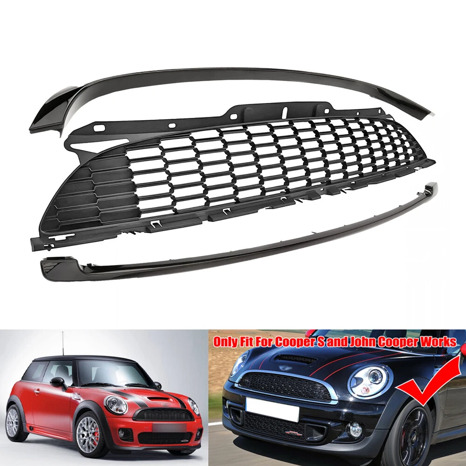 Parrilla de radiador para Mini Cabrio/Clubman/Roadster R55 R56 R57 R58 R59 Cooper S - Imagen 1 de 4
