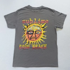 Camiseta Sublime Long Beach Sun Para Hombre Talla M Gris Mediana Banda de Rock Música - Imagen 1 de 14