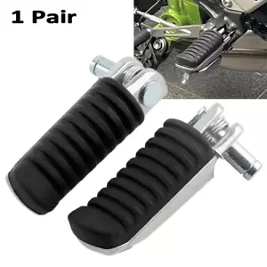 Front Foot Pegs Footrest Adapter For Kawasaki Versys KLE650 KLZ1000 ZZR1400 1200 - Foto 1 di 54