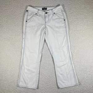 Ralph Lauren Polo Jeans Co. 1967 Juniors Size 0 White Wide Leg Flare - Picture 1 of 15