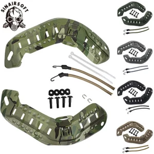 Kit montaggio guida laterale casco tattico MICH2000 ABS ARC accessorio guida guida casco - Foto 1 di 17