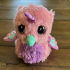 Hatchimals Interactive Pink And Purple Black Owl 5" tall