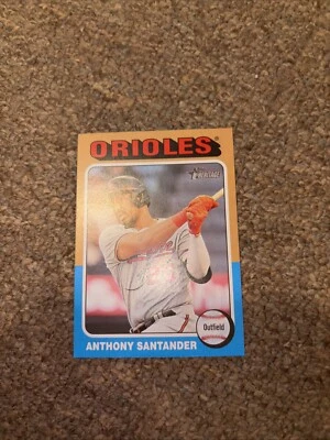 2024 TOPPS HERITAGE  ANTHONY SANTANDER   # 9  SP BALTIMORE ORIOLES - Image 1 of 2