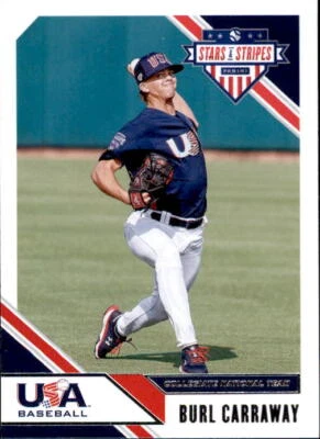 Burl Carraway 2020 Panini Stars & Stripes Card #15 - Image 1 of 2