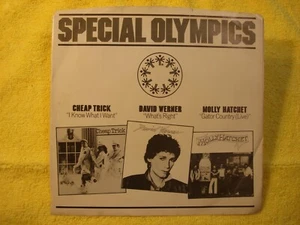 1979 MOLLY HATCHET, CHEAP TRICK FOR SPECIAL OLYMPICS" W/ORIG. SLEEVE 33-1/3rpm - Picture 1 of 5