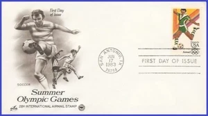 USA3 #C104 U/A PCS ARTCRAFT FDC Soccer Summer Olympics - Picture 1 of 1