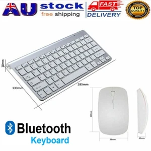 Wireless Keyboard & Mouse Combo Multimedia and optical USB For LAPTOP PC TABLETS - Picture 1 of 15