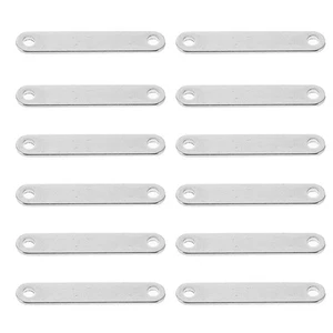 20 Piezas Barra de Conexión Acero Inoxidable Pulsera Conectores Pulseras Eslabones - Imagen 1 de 12