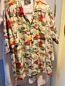GUESS Japanese   Print SHIRT Button Up   xl - Picture 1 of 4