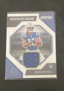 2024 Panini Prizm Rookie Gear Silver Memorabilia Adonai Mitchell RG-AML RC Colts - Picture 1 of 2