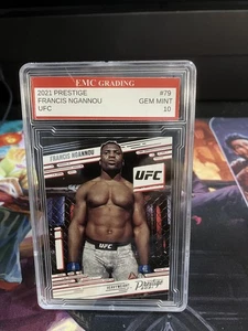 Francis Ngannou Prestige 2021 UFC Card #79 Heavyweight GRADED 10 MINT - Picture 1 of 2