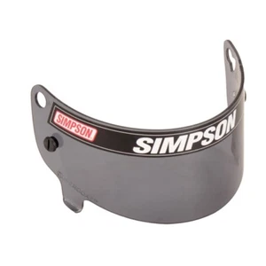 Simpson JR Speedway Shark Visière/Bouclier - Fumé - Junior Visière Casque - Picture 1 of 4